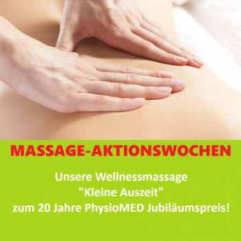 Massage-Aktionswochen